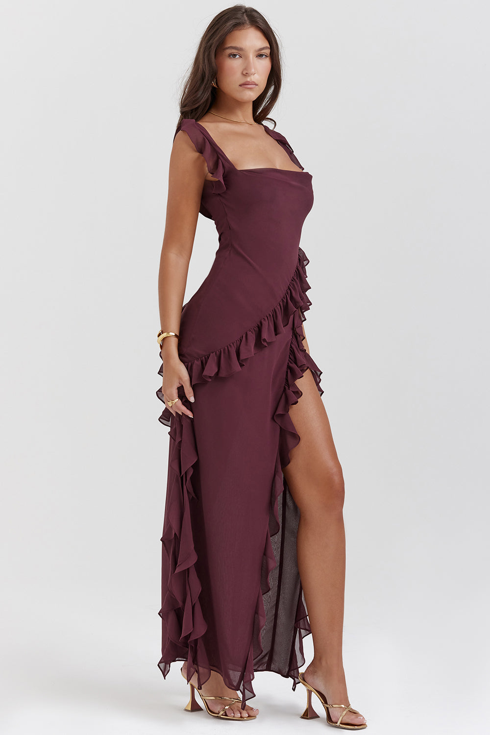 Addie - Maxi Ruffle Dress