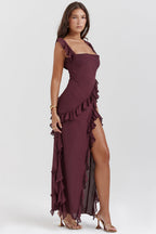 Addie - Maxi Ruffle Dress