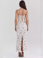 Isobel- Pearl Blossom Maxi Dress