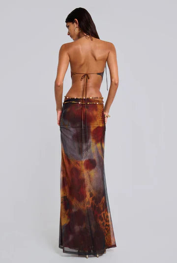 Clea - Maxi Dress in Whiskey