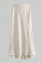 Alfa - Satin Midi Skirt