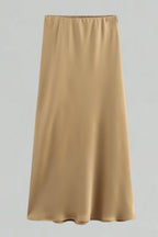 Alfa - Satin Midi Skirt