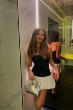 Danielle - Bubble Hem Mini Dress