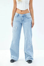 Lily | Bow Tie Jeans