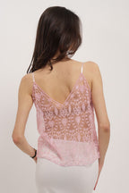 Cristina Embellished Top - Baby Pink