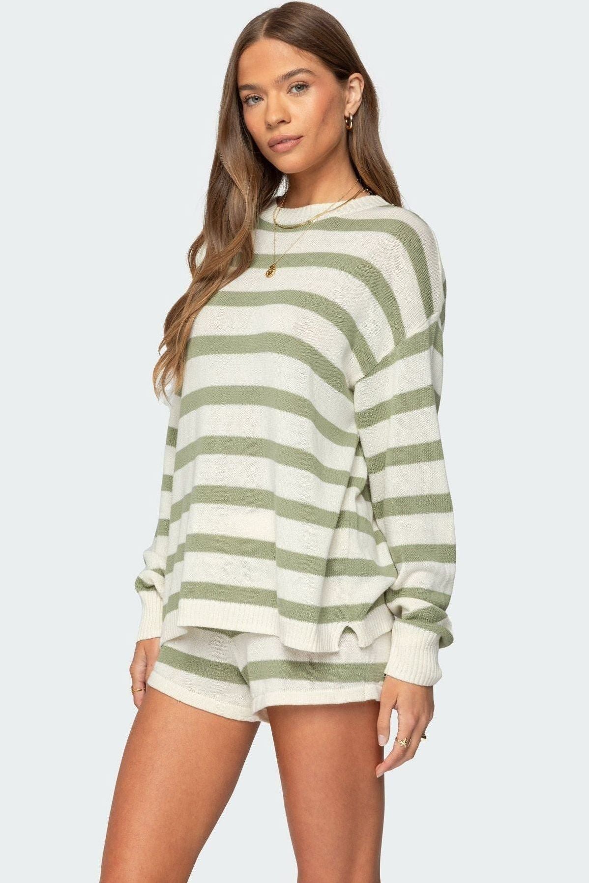 Estella | Striped Knit Set