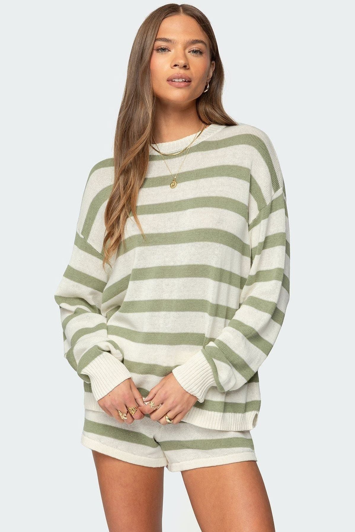 Estella | Striped Knit Set