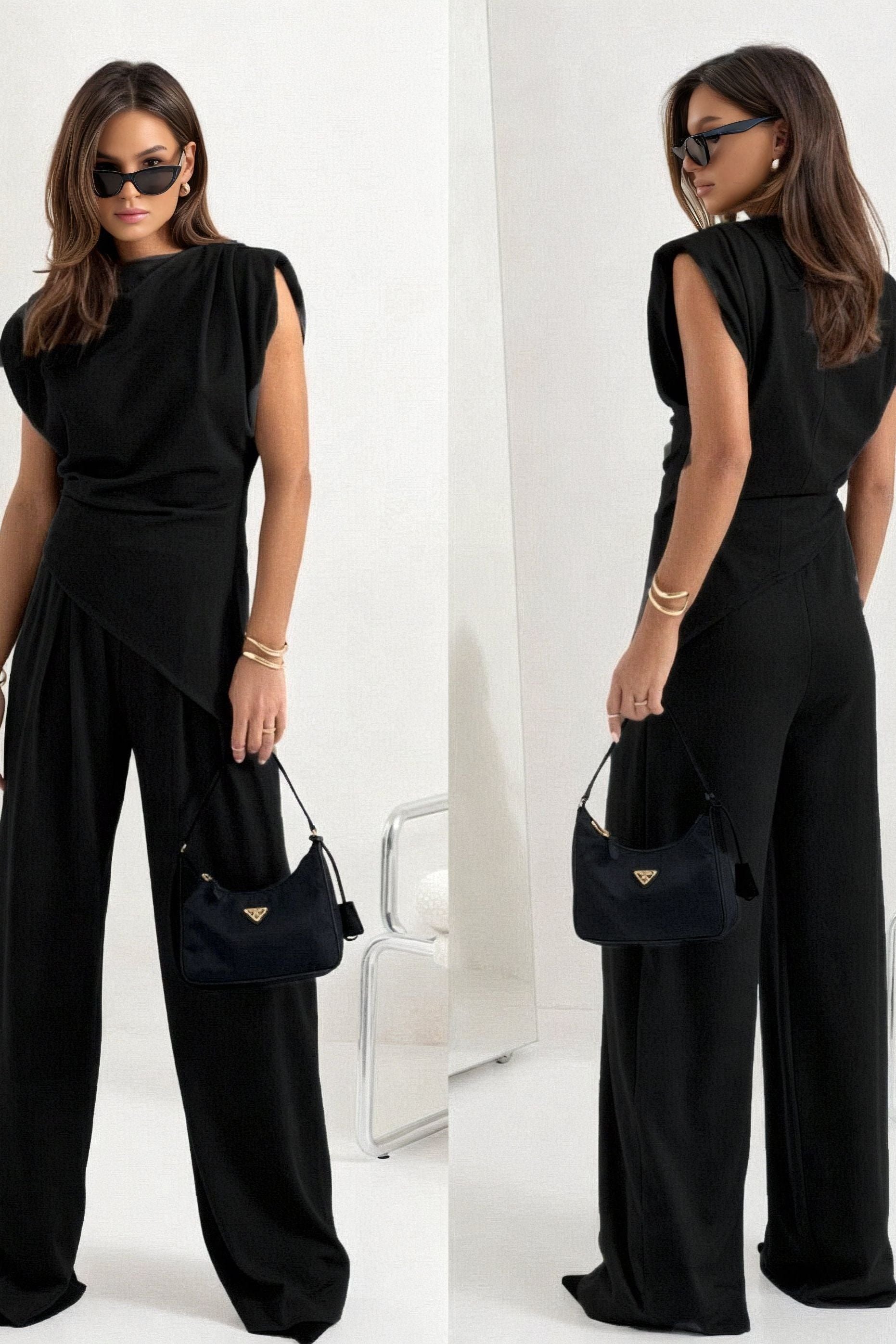 Aveline | Sleeveless Two-Piece Set