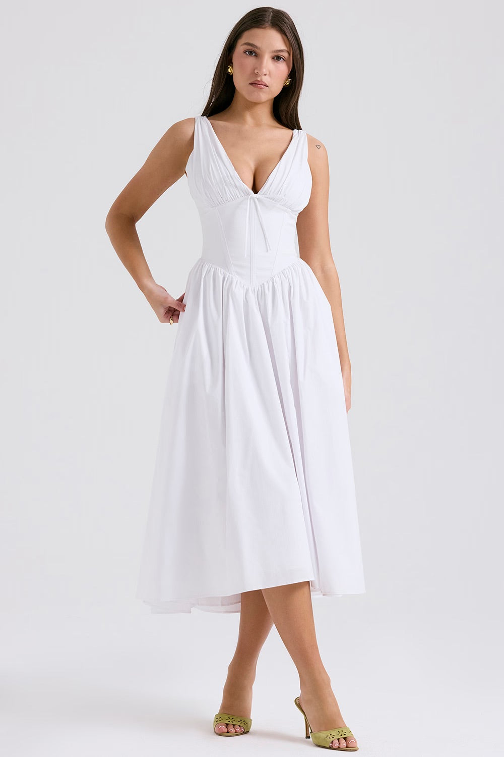 Gabi - Corset Midi Dress