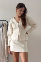 Lola - Tailored Blazer & Skirt Two-Piece Set