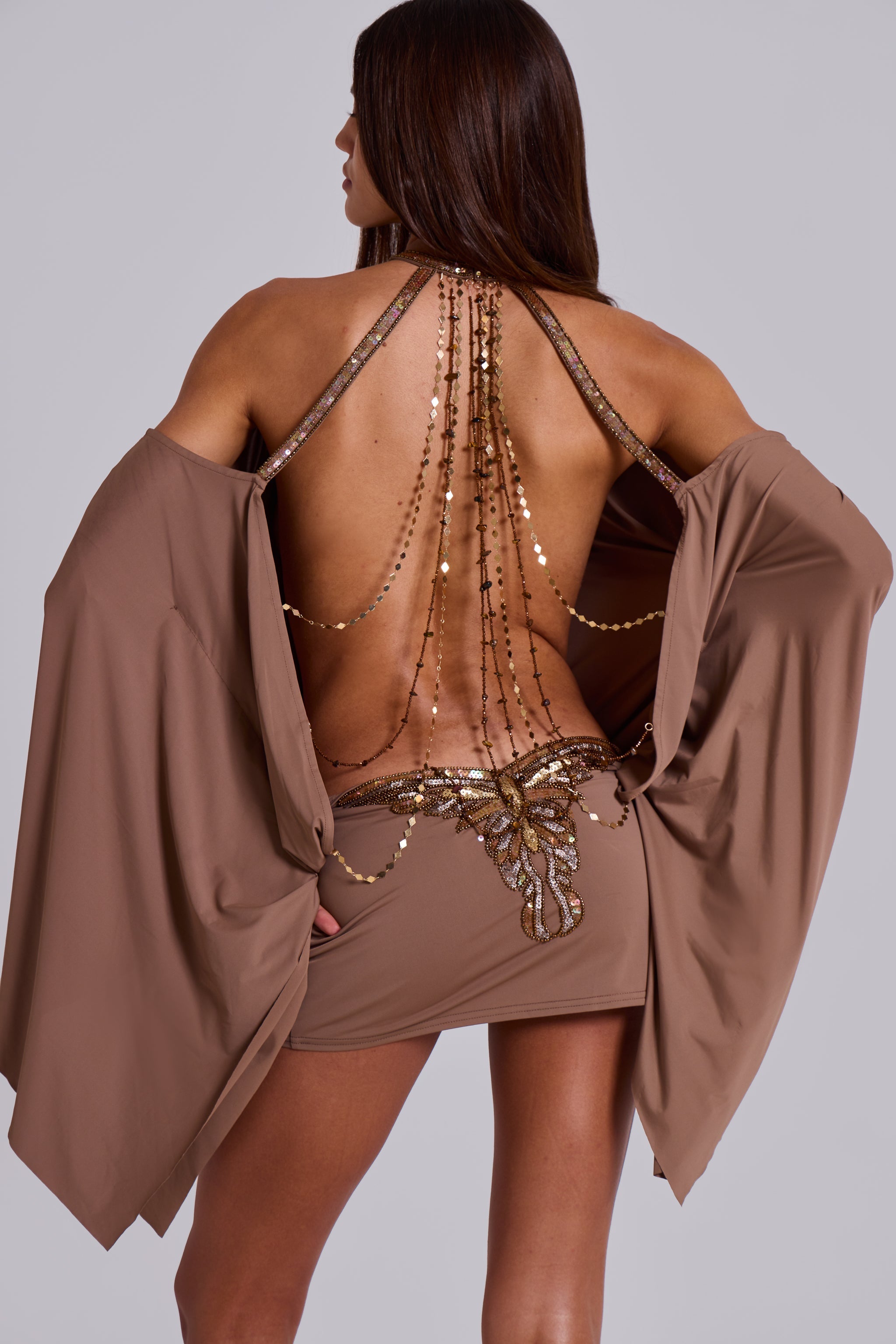 Viona Butterfly Mini Dress