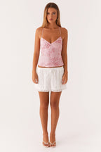 Vienna - Mint Sparkle Sequin Top