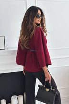 Maria | Cape Belt Coat