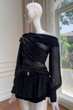 Dylan - Long-Sleeve Top and Skirt Set
