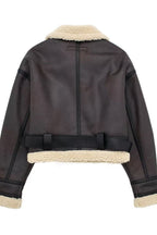 Molly | Leather Fur Coat