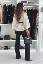 Maria | Cape Belt Coat
