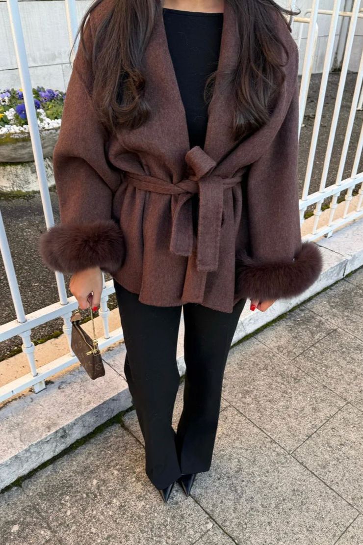 Ellie | Woolcoat With Fur
