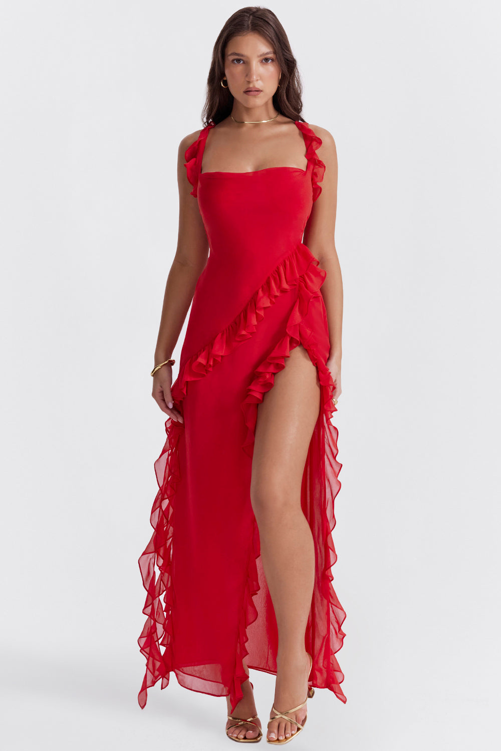 Adrianna - Maxi Ruffle Dress