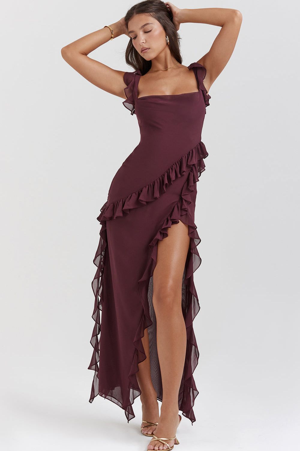 Addie - Maxi Ruffle Dress