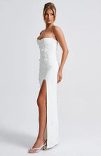 Mona - Appliqu?? Maxi Dress