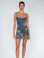 Moona - Midnight Slit Dress