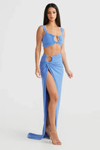 Alarice - Cut-Out Maxi Skirt Set