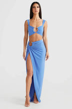 Vivienne - Cut-Out Maxi Skirt Set