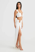 Alarice - Cut-Out Maxi Skirt Set