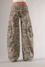 Clara - Camo Cargo Pants