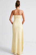 Mila - Maxi Dress - Lemon