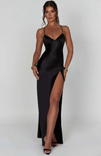 Sophia - Satin Maxi Dress