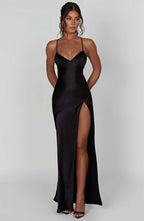 Sophia - Satin Maxi Dress