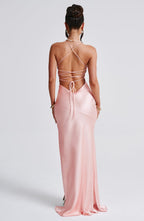 Sophia - Satin Maxi Dress