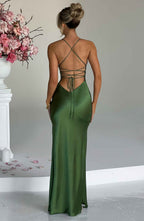 Sophia - Satin Maxi Dress