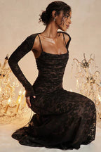 Isabella -  Floral Lace Maxi Dress