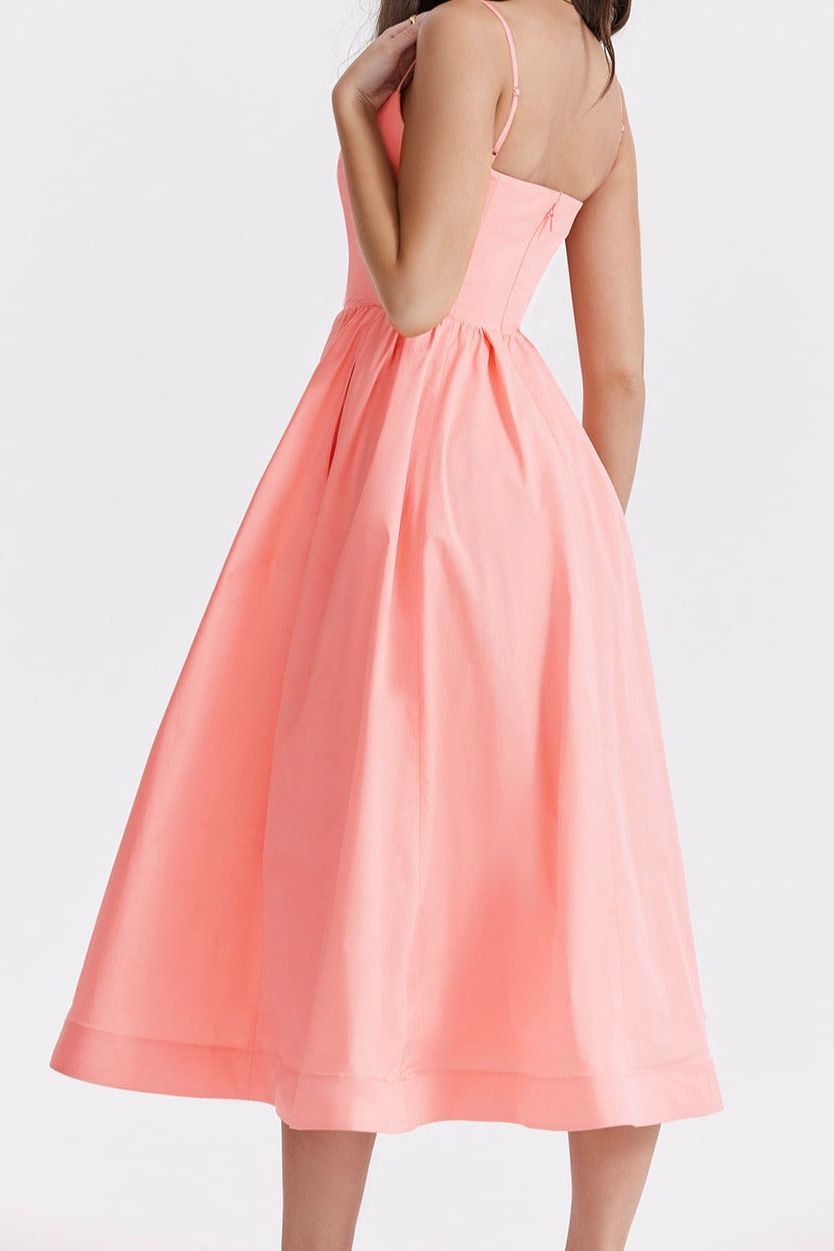 Charlotte - Corset Midi Dress