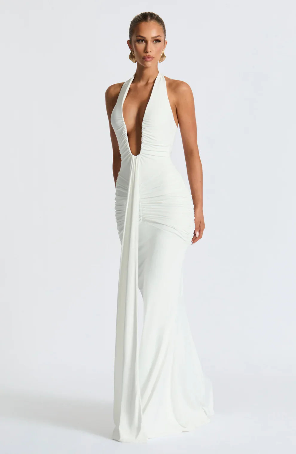 Berenice - Draped Jersey Maxi Dress